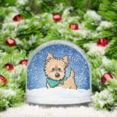 Winter Cairn Terrier Christmas Art (クリスマス)