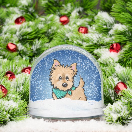 Winter Cairn Terrier Christmas Art (クリスマス)
