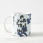 Winter Camouflage コーヒーマグカップ (左)