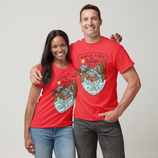 Winter Camping Winterimes are Beautiful Tシャツ (ユニセックス)