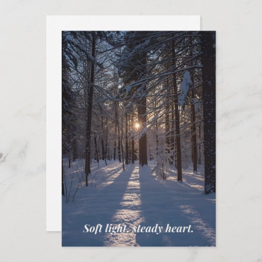 Winter Card シーズンカード (正面/裏面)