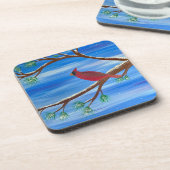 Winter Cardinal コースター (左側)