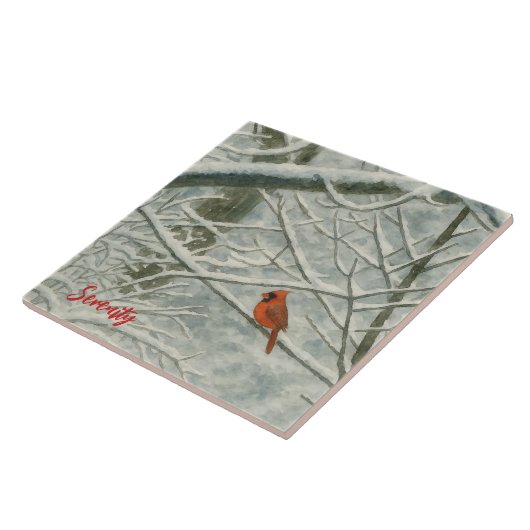 Winter Cardinal タイル (側面)