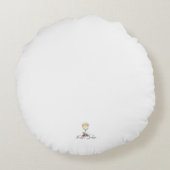 Winter Cardinal ラウンドクッション (裏面)