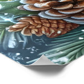 Winter Cardinal Poster ポスター (角)