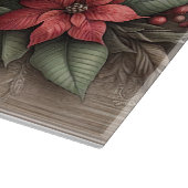 Winter Cardinals Rustic Cutting Board カッティングボード (角)