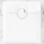 Winter Cats Sticker ラウンドシール (バッグ)