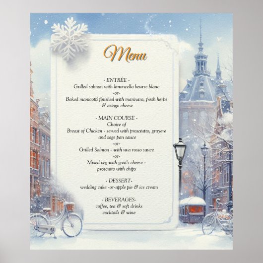 Winter Celebrations in Amsterdam ポスター (正面)