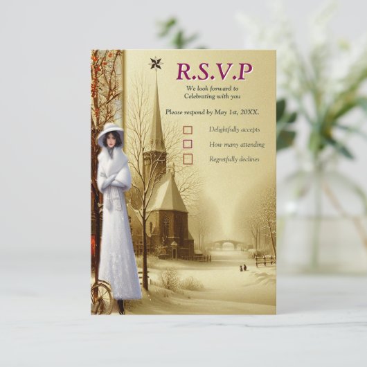 Winter Celebrations in Amsterdam 出欠カード (スタンド正面)