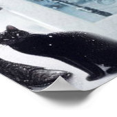 Winter Celebrations in the Snow, with Kittens ポスター (角)