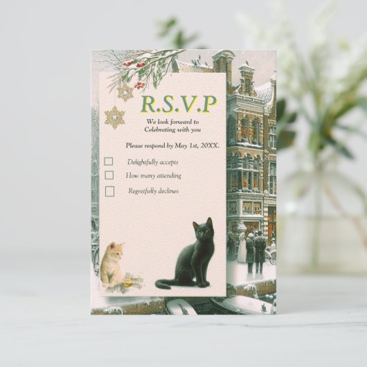 Winter Celebrations in the Snow, with Kittens 出欠カード (スタンド正面)