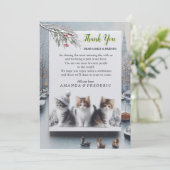 Winter Celebrations in the Snow, with Kittens 招待状 (スタンド正面)