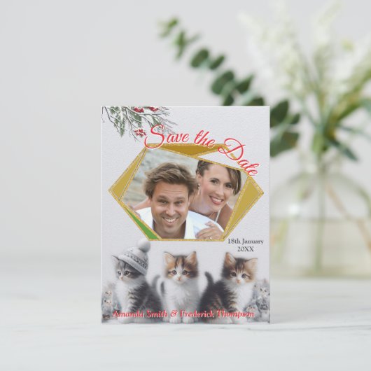 Winter Celebrations in the Snow, with Kittens 案内状 (スタンド正面)