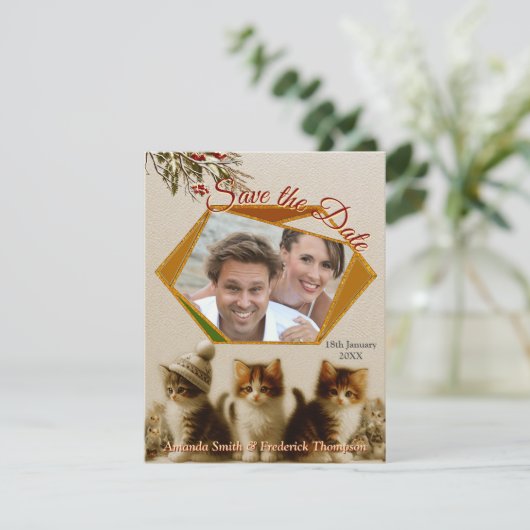 Winter Celebrations in the Snow, with Kittens 案内状 (スタンド正面)