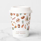 Winter Christmas Baby Shower Paper cup 紙コップ (裏面)