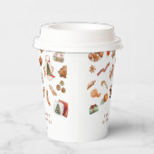 Winter Christmas Baby Shower Paper cup 紙コップ (右)