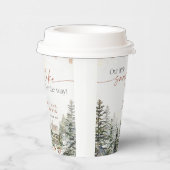 Winter Christmas Baby Shower Paper cup 紙コップ (右)