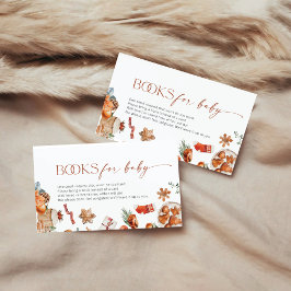 Winter Christmas Books for baby Enclosure Card エンクロージャーカード
