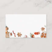 Winter Christmas Books for baby Enclosure Card エンクロージャーカード (裏面)