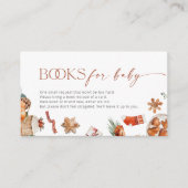 Winter Christmas Books for baby Enclosure Card エンクロージャーカード (正面)