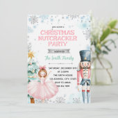 Winter christmas nutcracker party invitation 招待状 (スタンド正面)