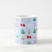Winter/Christmas Pattern Coffee Mug (11oz) コーヒーマグカップ (中央)