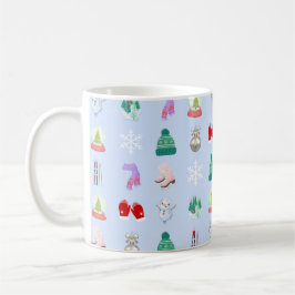 Winter/Christmas Pattern Coffee Mug (11oz) コーヒーマグカップ