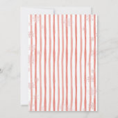 Winter Christmas Silly Goose 1st Birthday 招待状 (裏面)