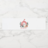 Winter Circus Animals ペットボトルラベル (シングルラベル)