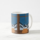 Winter Classic Mug Customizable - Snow Globe コーヒーマグカップ (正面右)