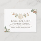 Winter Clothesline Books for Baby エンクロージャーカード (正面)