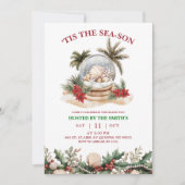 Winter Coastal Christmas Party 招待状 (正面)