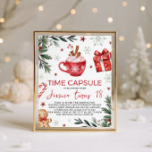 Winter Cocoa Birthday Time Capsule Sign 台座サイン