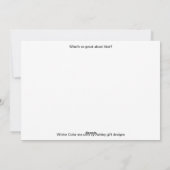 Winter Color meカード シーズンカード (裏面)