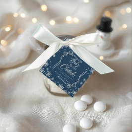 Winter Coquette Blue Thank you It's Cold フェイバータグ