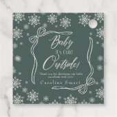 Winter Coquette green Thank you It's Cold フェイバータグ (裏面)