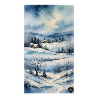Winter Countryside Print フォトプリント
