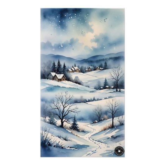 Winter Countryside Print フォトプリント (正面)