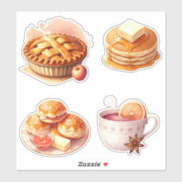 Winter cozy Breakfast Sticker Sheet シール
