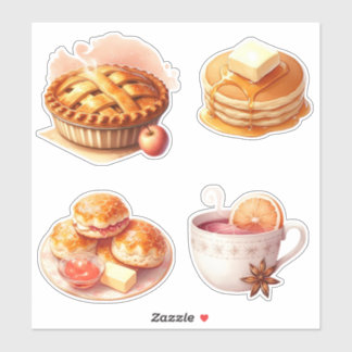 Winter cozy Breakfast Sticker Sheet シール