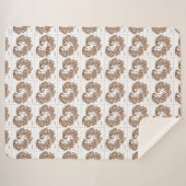 Winter Cozy Sherpa Blanket シェルパブランケット (正面(横))