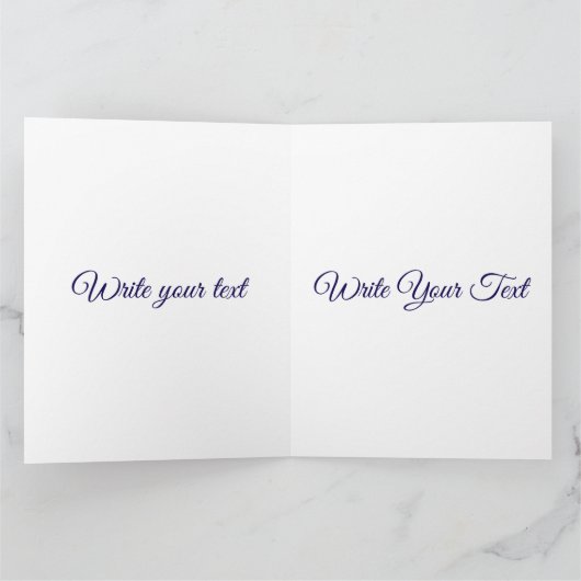 Winter Cozy Snowman カード (内部)