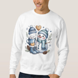 Winter Cozy Snowman  スウェットシャツ