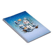 Winter Cozy Snowman ノートブック (右側)