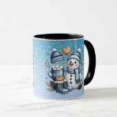 Winter Cozy Snowman マグカップ (正面右)