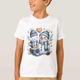 Winter Cozy Snowman  Tシャツ