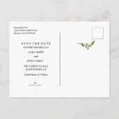 Winter Cranberry Save the Date 案内ポストカード (裏面)