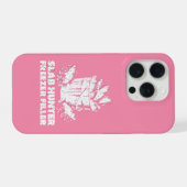 Winter Crappie Fishing Slab Hunter iPhoneケース (裏面横)