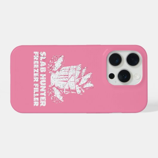 Winter Crappie Fishing Slab Hunter iPhoneケース (裏面横)