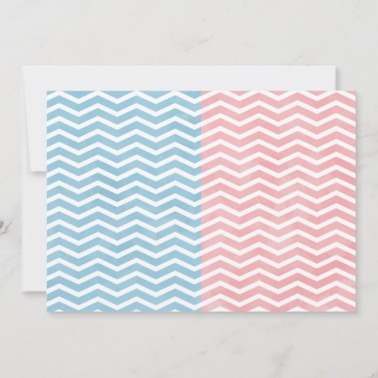 Winter Cute Penguins Joint Birthday 招待状 (裏面)